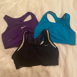 Nike Dri Fit Sports Bras Mediums